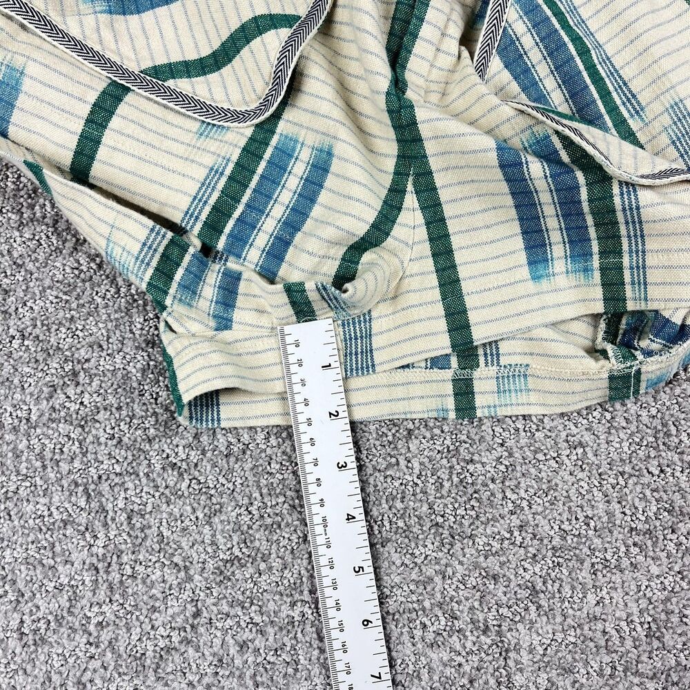 Urban Outfitters Shorts Womens 0 Green Stripe High Rise Chino Pockets Boho - Picture 7 of 10